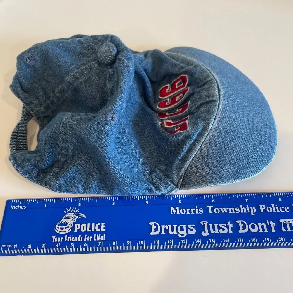 Vintage Li’L 66 Youth Baseball Cap Hat Denim Blue